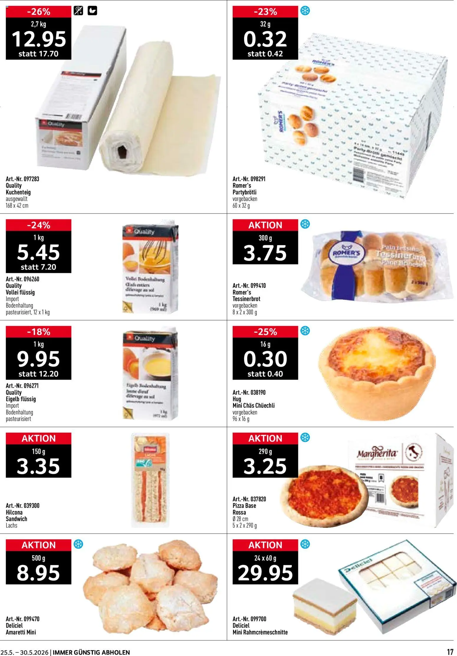 Prodega aktionen – gültig ab 25.05.2026 | Seite: 17 | Produkte: Lachs, Pizza