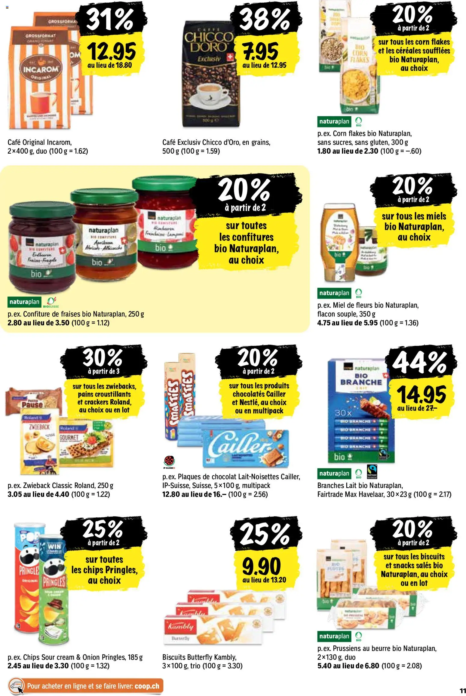 Coop aktionen FR – gültig ab 10.09.2026 | Seite: 11 | Produkte: Snacks, Chips