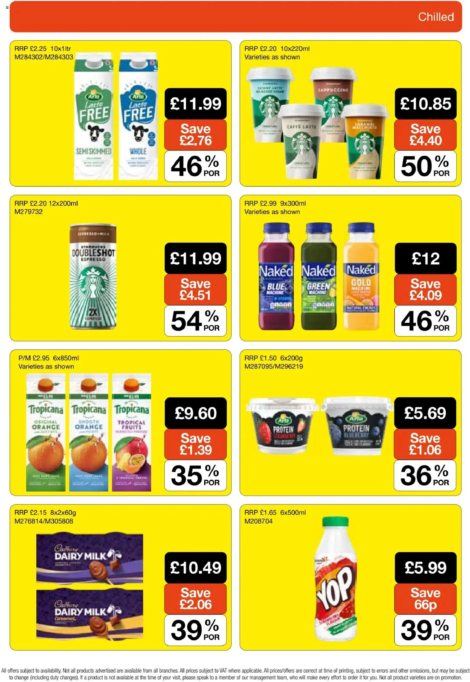 {H1} | Page: 9 | Products: Milk, Orange