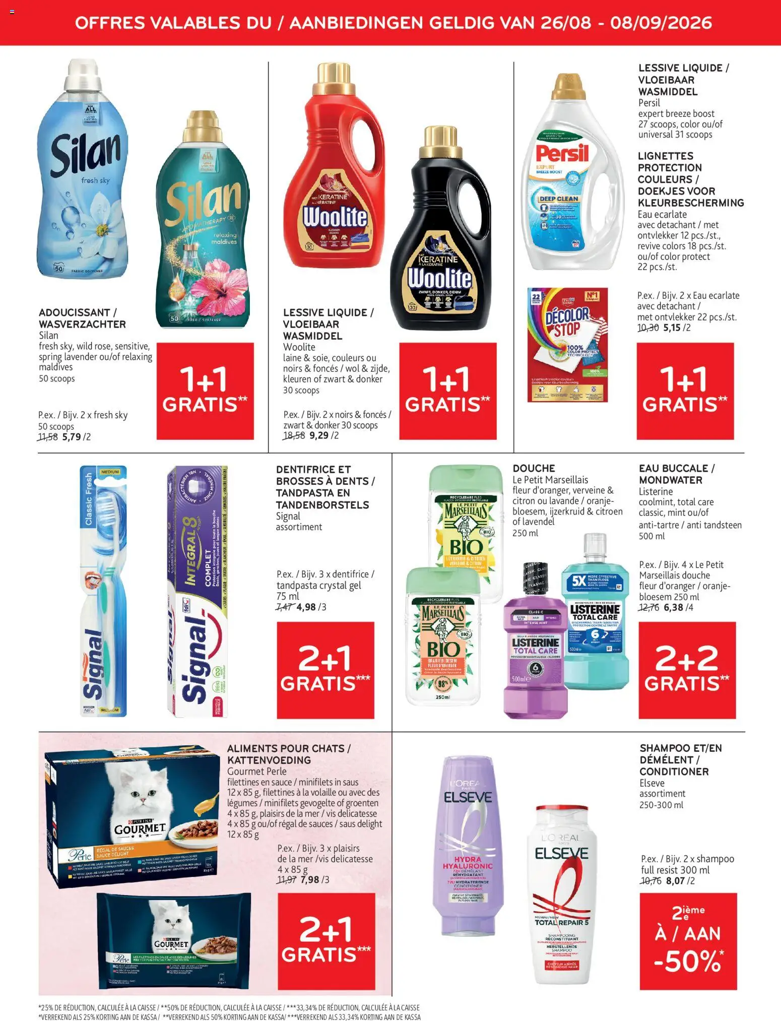 {H1} | Pagina: 14 | Producten: Fles, Vis, Doekjes, Wasmiddel