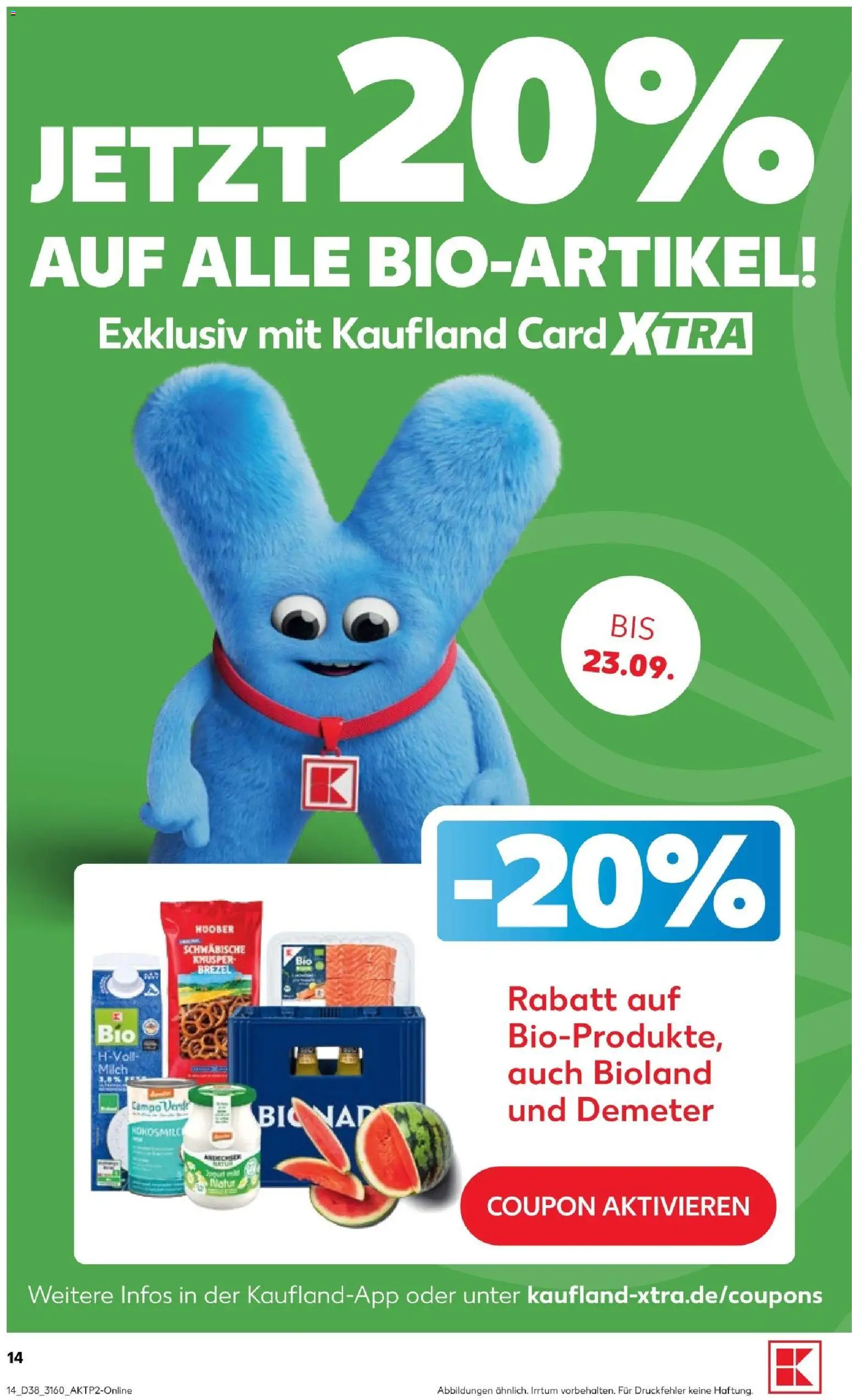 Kaufland Prospekt Berlin – gültig ab 17.09.2026 | Seite: 14 | Produkte: Milch, Kokosmilch