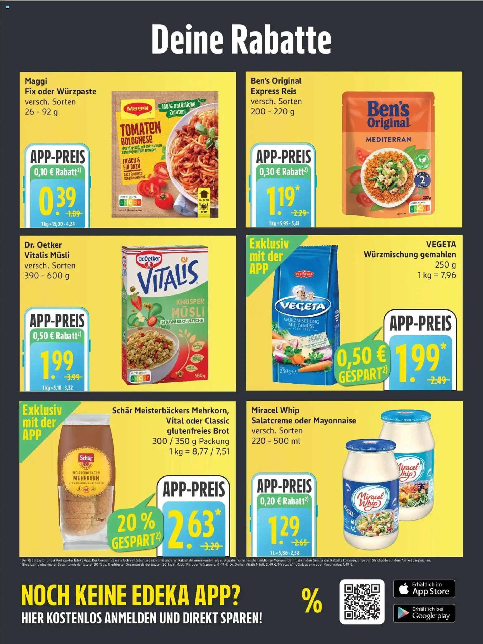 Edeka Prospekt Schleswig (ab 12.10.2026) » Angebote Online | Seite: 3 | Produkte: Musli, Maggi, Mayonnaise, Maggi fix