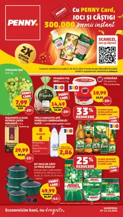 Ofertele PENNY valabile de la 07.10.2026