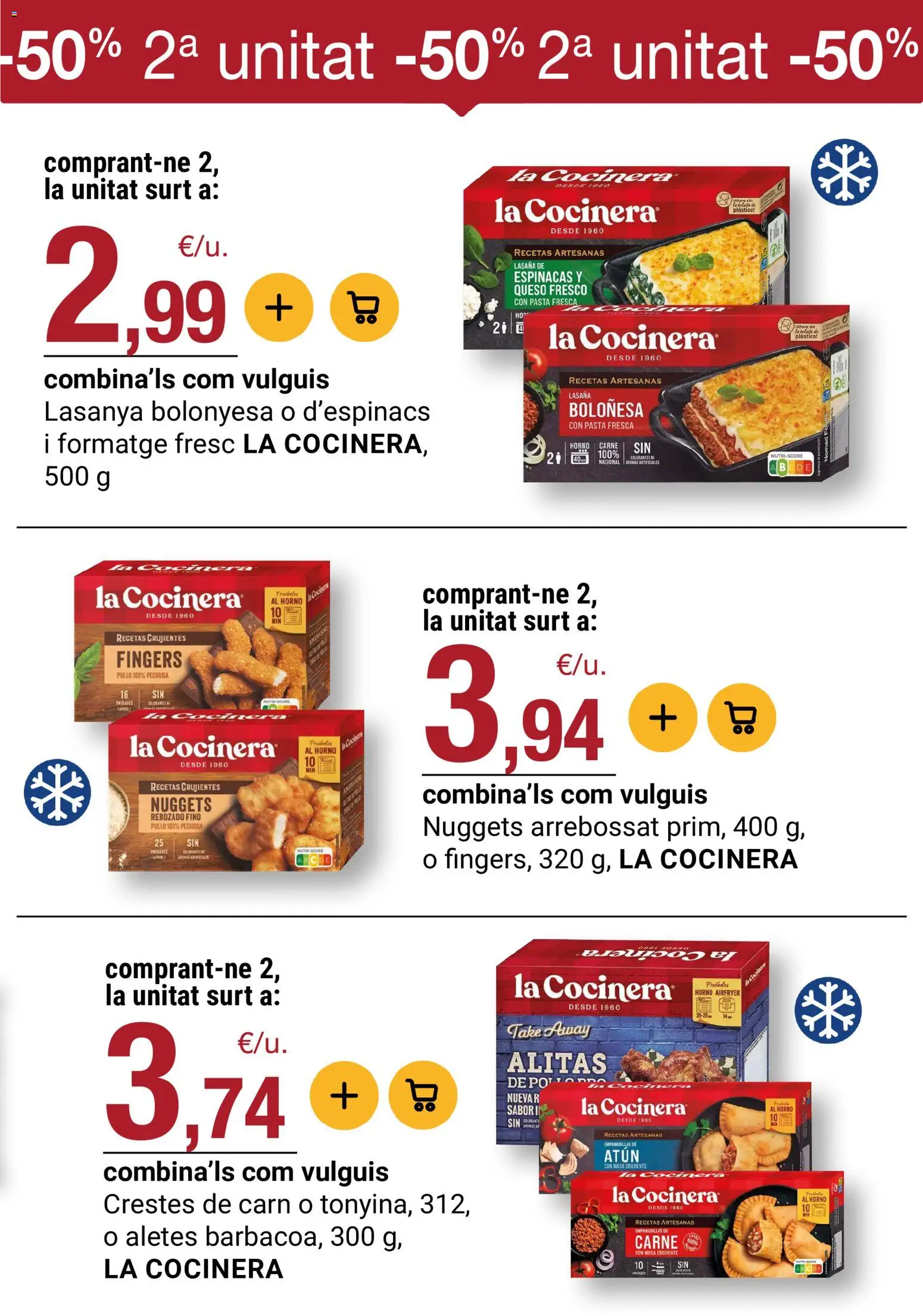 Bonpreu folleto │ válido desde el 16.06.2026 | Página: 45 | Productos: Queso fresco, Pasta, Horno, Nuggets