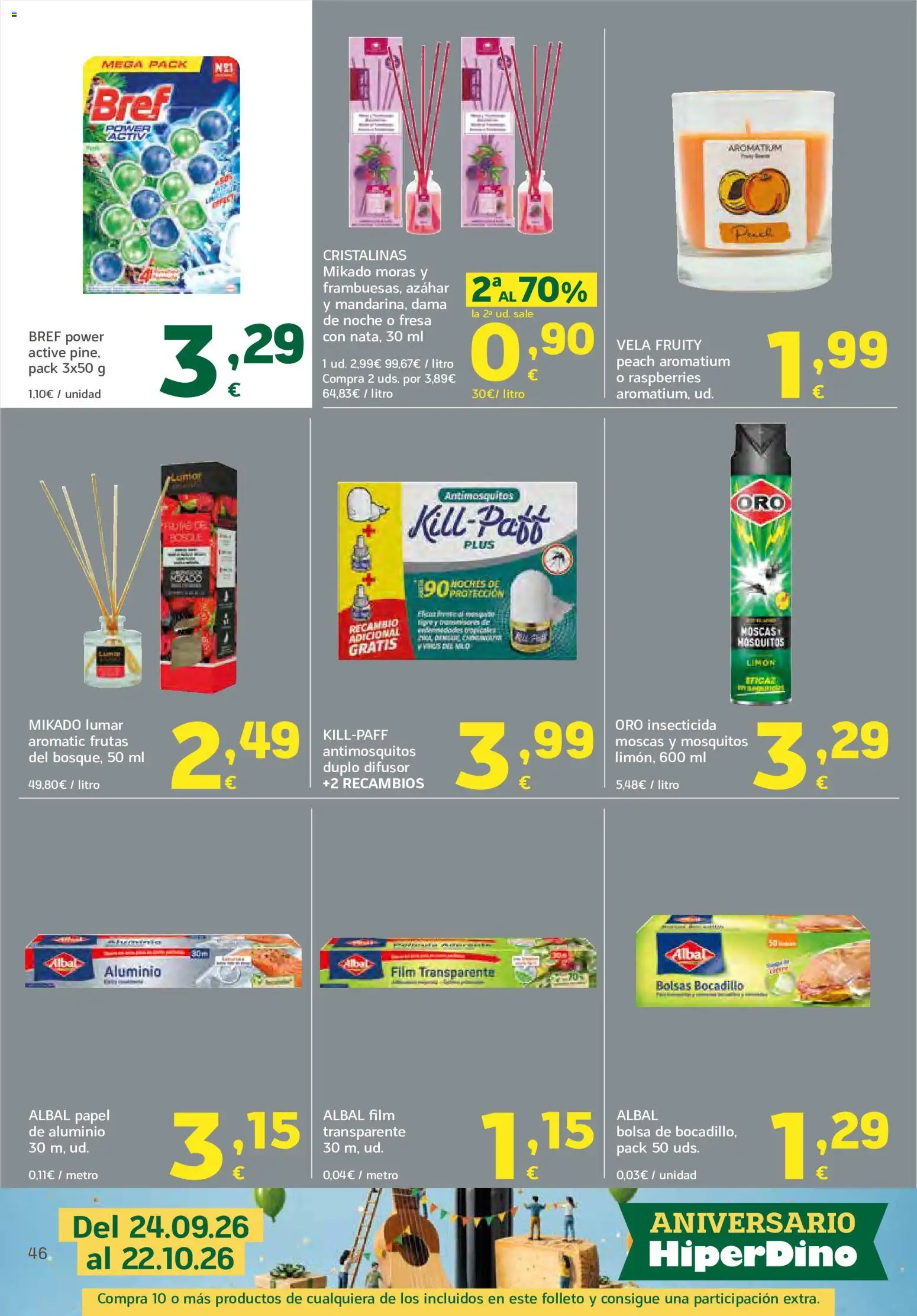 HiperDino folleto │ válido desde el 24/09/2026 | Página: 46 | Productos: Limón, Vela, Bolsa
