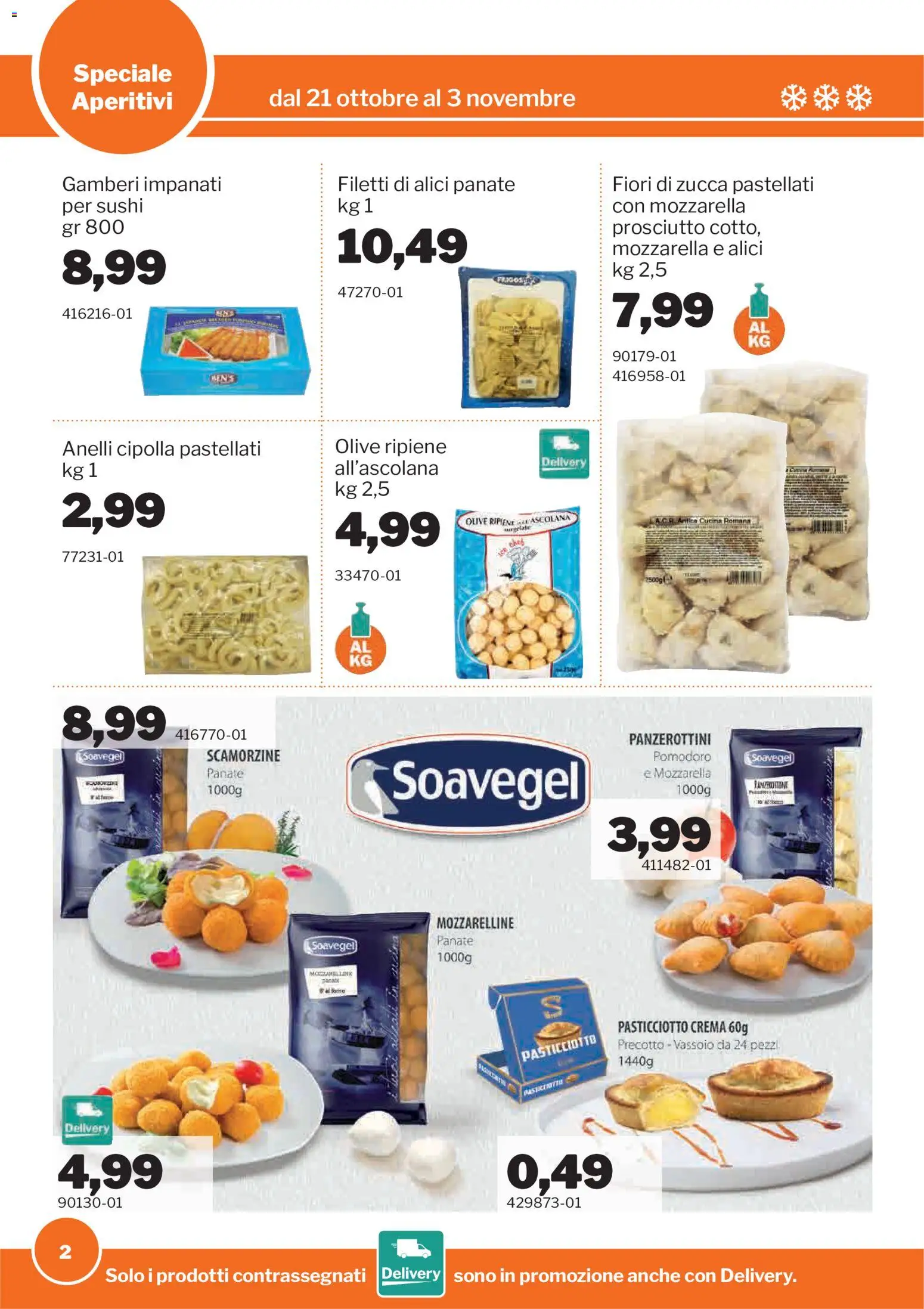 Volantino Sogegross del 21/10/2026 | Pagina: 2 | Prodotti: Pomodoro, Zucca, Fiori, Sushi