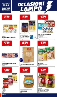 Anteprima del volantino Aldi volantino valido a partire dal 28/09/2026 | Pagina: 16 | Prodotti: Speck, Olio, Pesto, Olio d'oliva