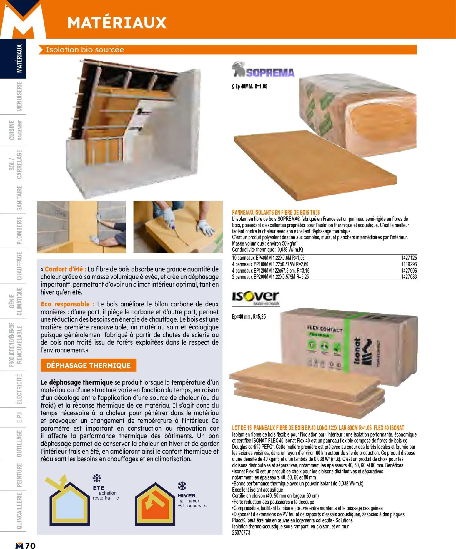 {H1} | Page: 70 | Produits: Isolant acoustique