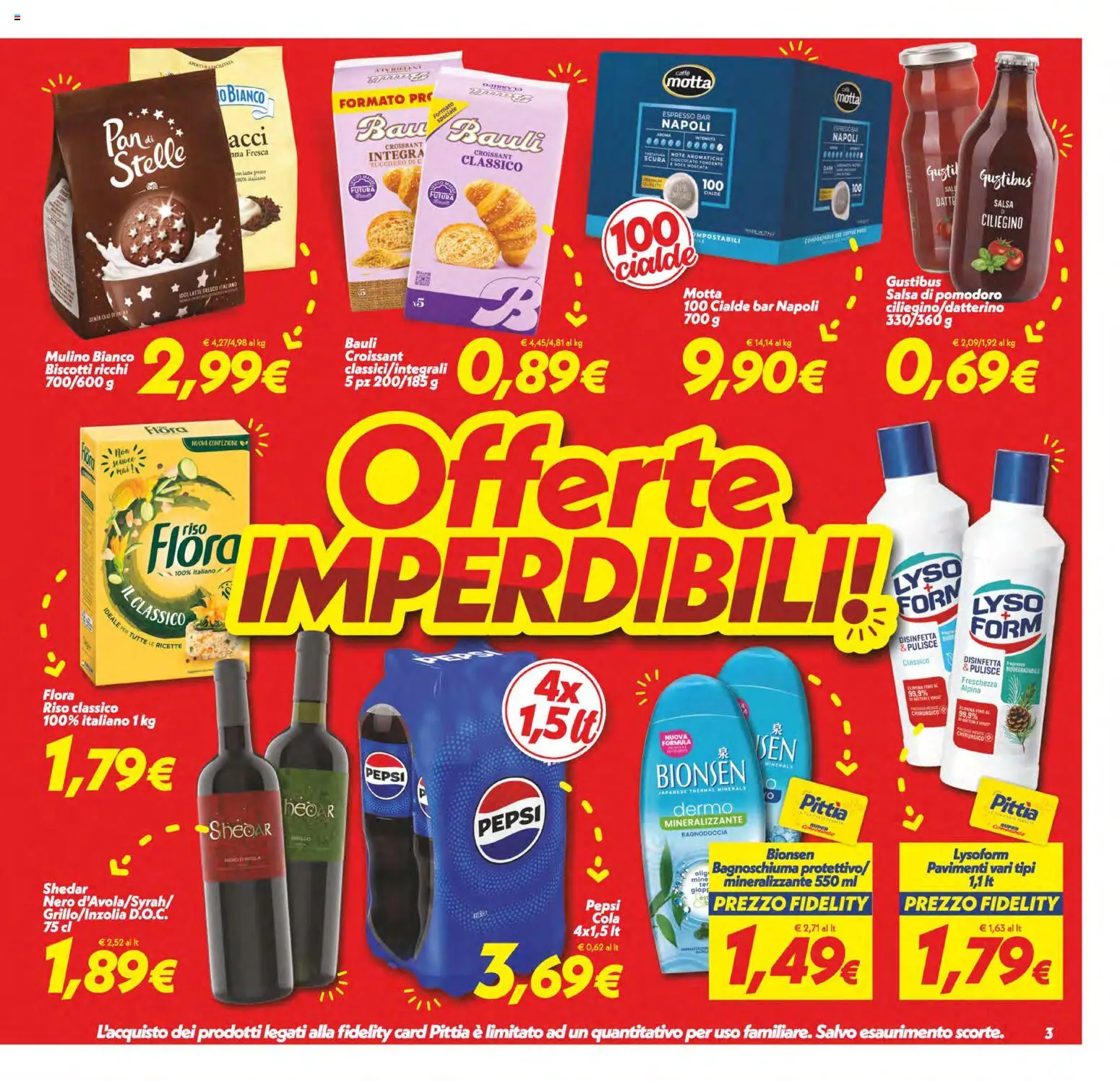 Volantino SuperConveniente del 13/10/2026 | Pagina: 3 | Prodotti: Bagnoschiuma, Cioccolato, Pomodoro, Pepsi