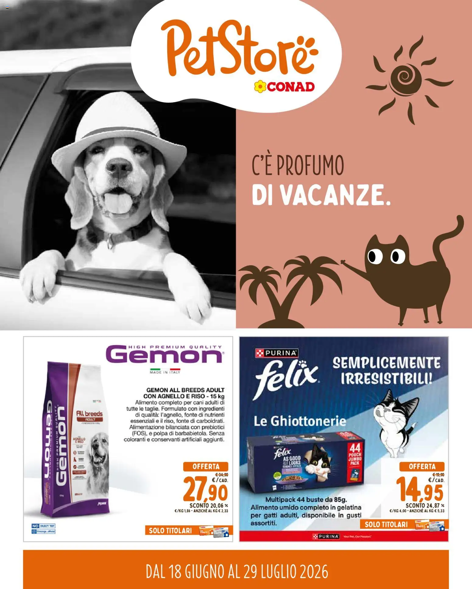 Volantino Conad del 18.06.2026 | Pagina: 1 | Prodotti: Riso, Agnello, Profumo