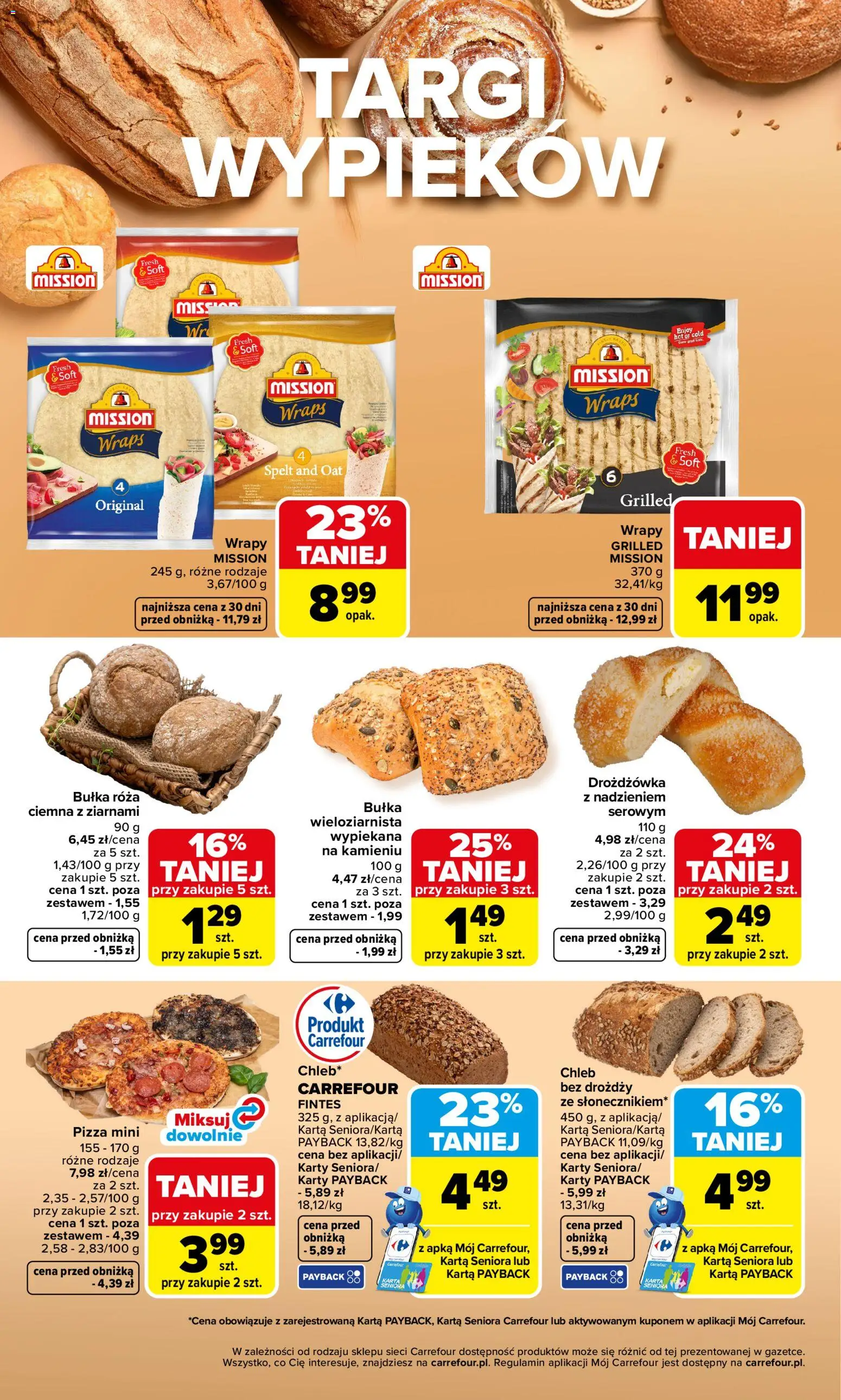 Carrefour gazetka - Weź to na świeżo od 01.06.2026 | Strona: 2 | Produkty: Karta, Bułka, Chleb, Pizza