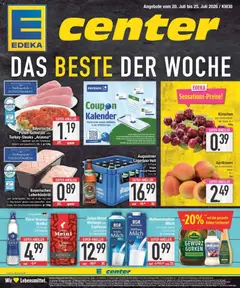 Edeka prospekt Ingolstadt-Gerolfing ab 20.07.2026 gültig | Seite: 1 | Produkte: Milch, Balsamico, Kirschen, Wodka