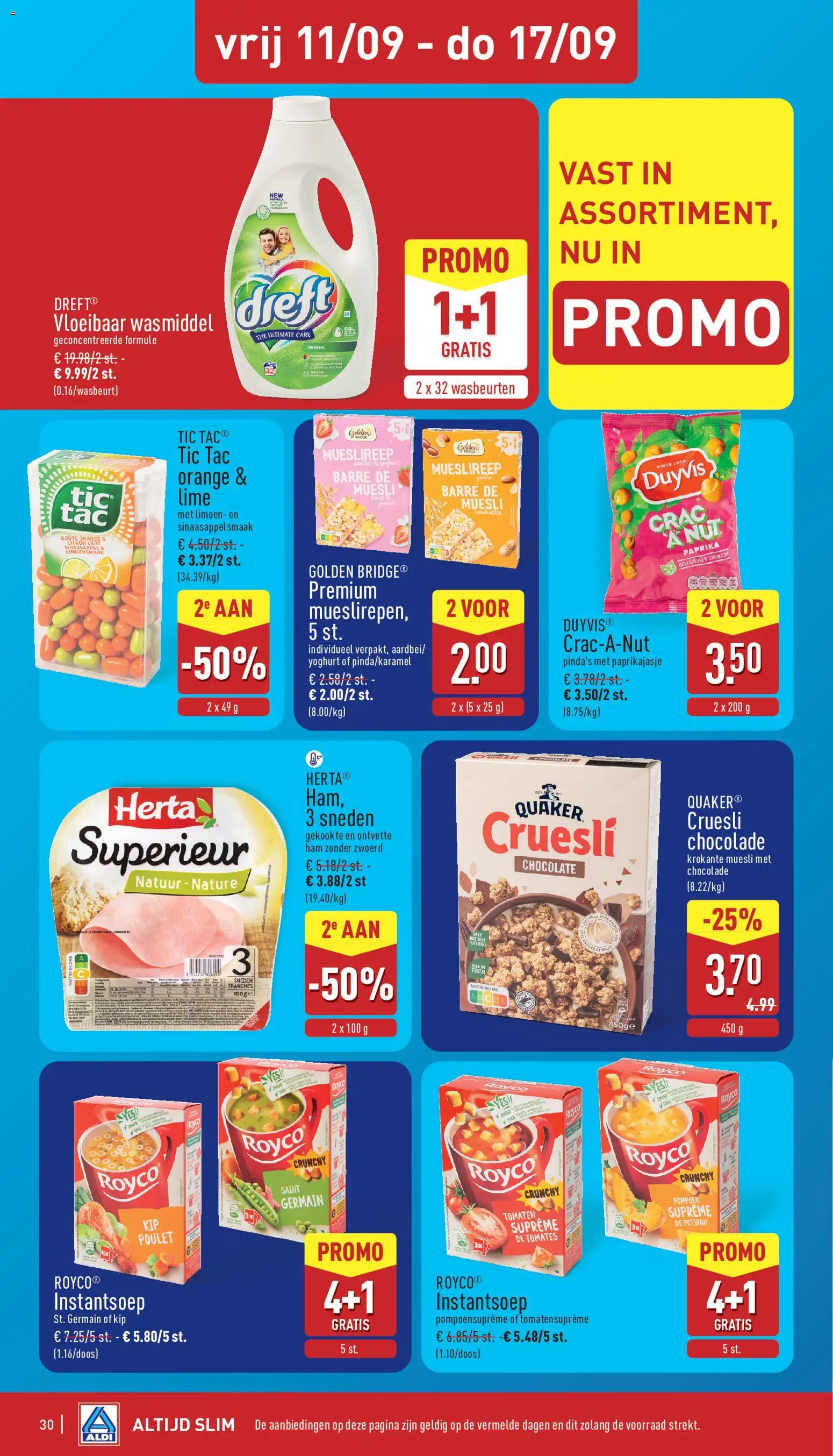 {H1} | Pagina: 30 | Producten: Ham, Tomaten, Yoghurt, Chocolade
