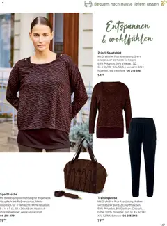 Angebote Tchibo ab 01.06.2026 gültig | Seite: 147 | Produkte: Top, Langarmshirt, Trainingshose