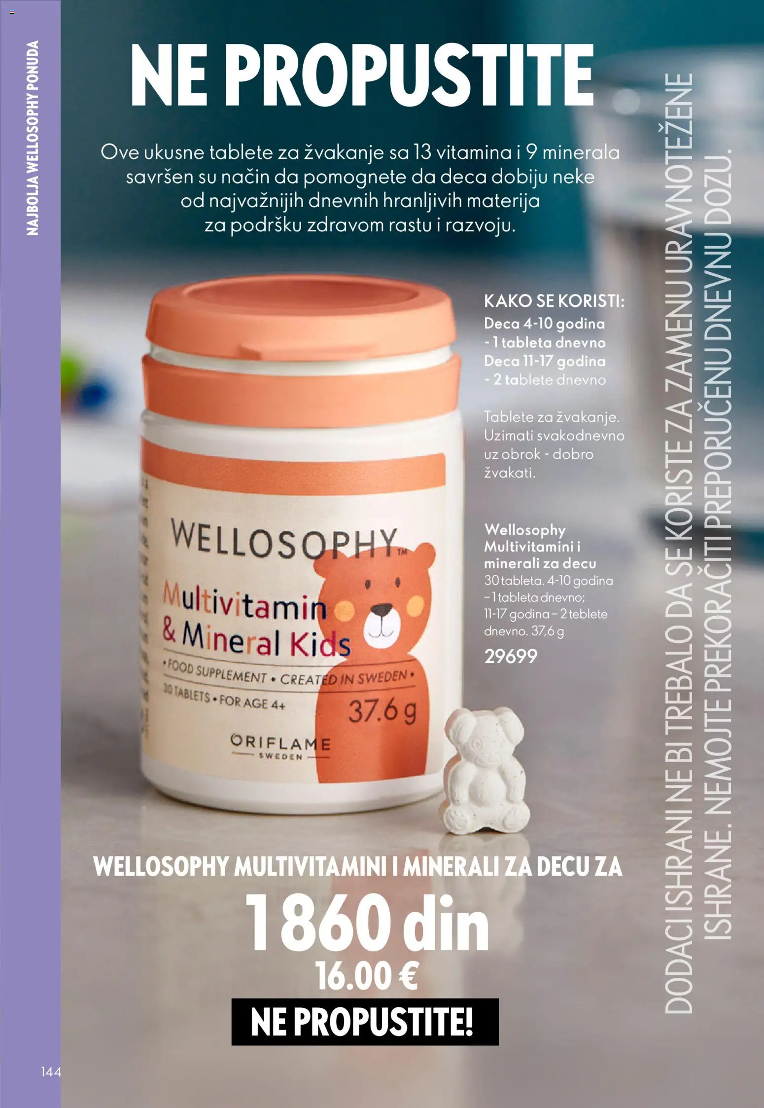 Oriflame katalog - važi od 18.02.2026 | Strana: 144 | Proizvode: Multivitamin