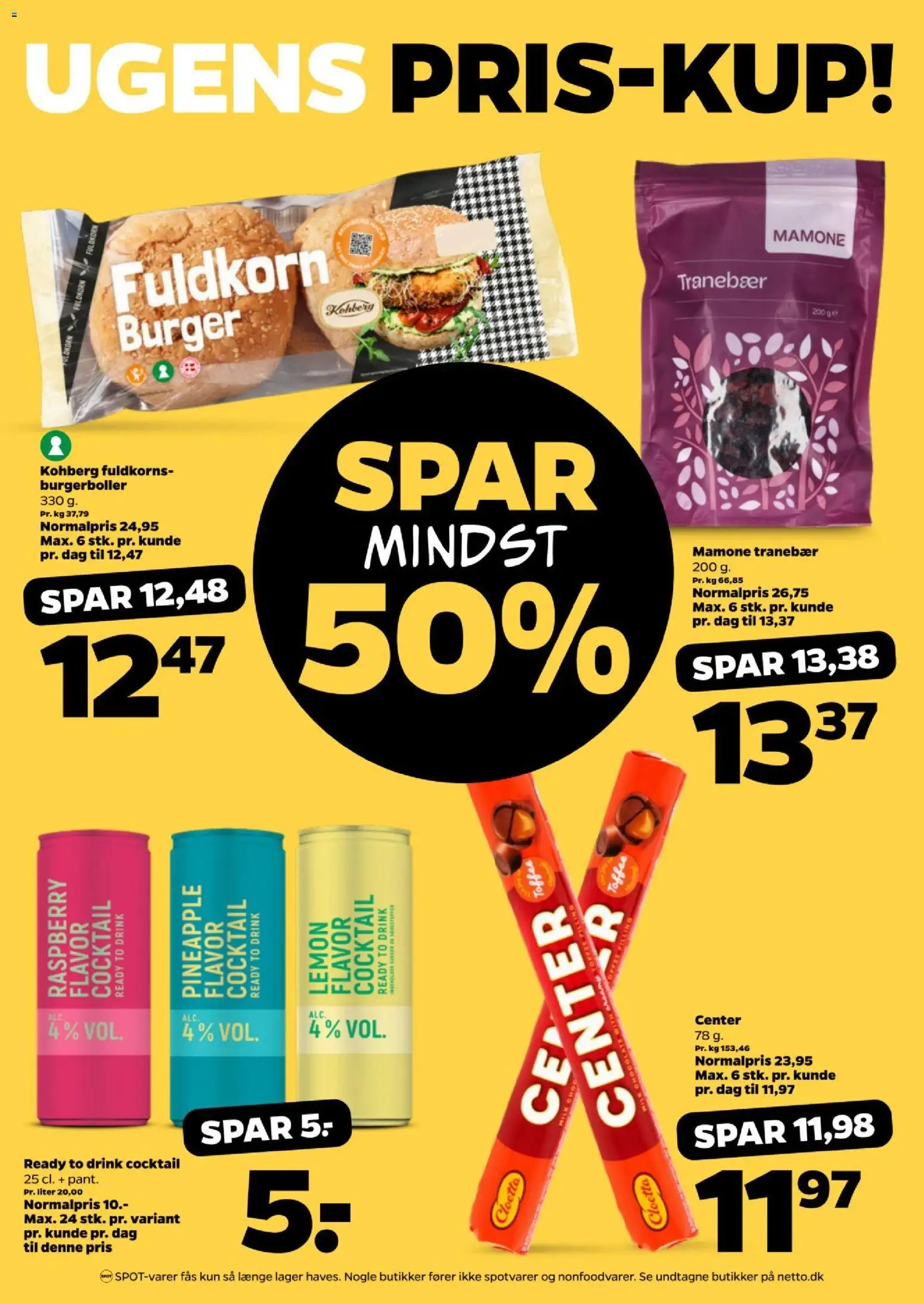 Netto tilbudsavis – gyldig fra 17/10/2026 | Side: 15 | Produkter: Burgerboller