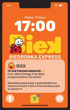 Pogląd oferty "Biedronka gazetka - Biek" - ważna od 31.07.2026