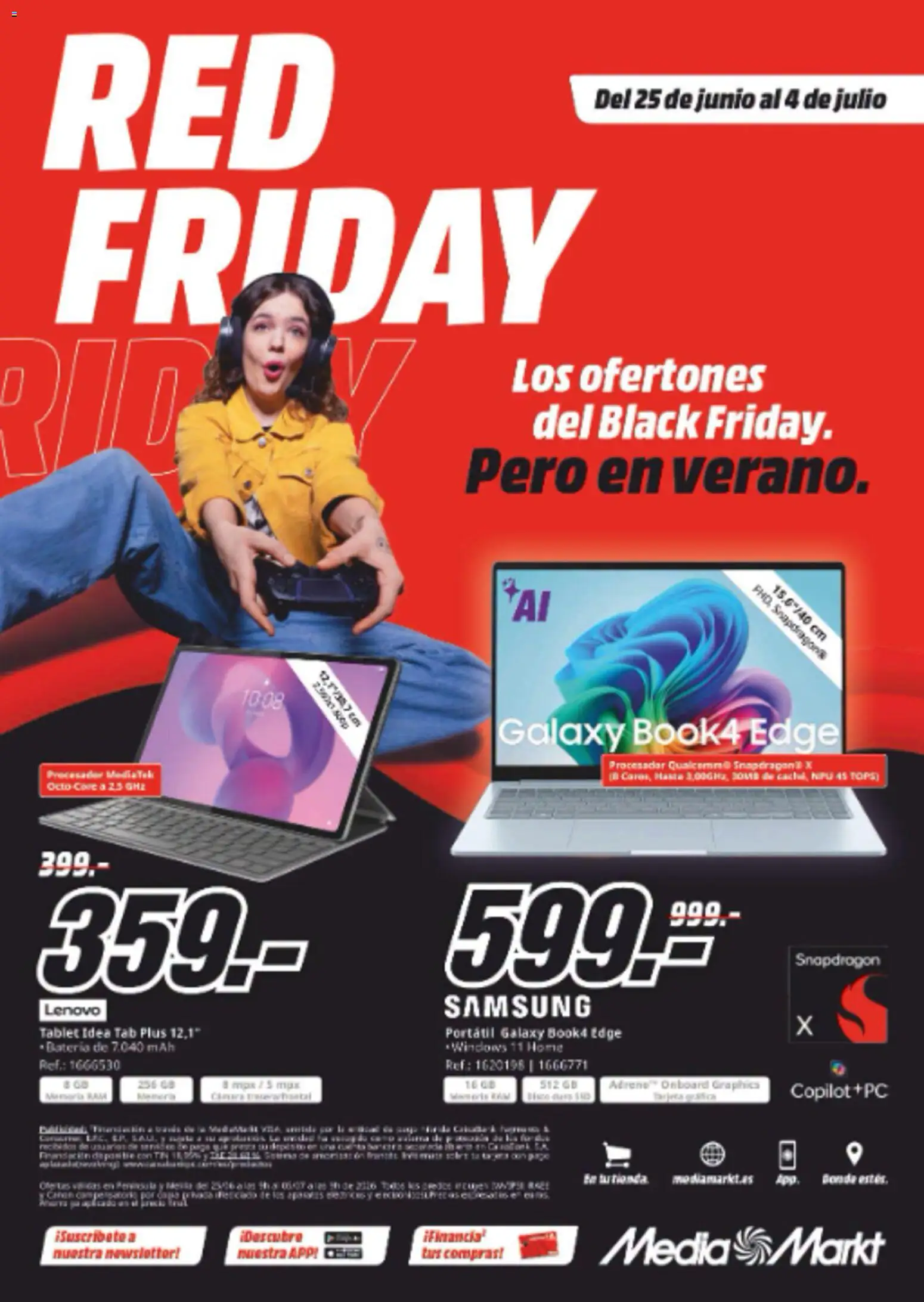 Media Markt folleto │ válido desde el 25/06/2026 | Página: 34 | Productos: Tablet, Batería