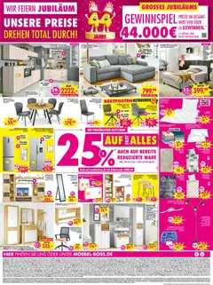 SB Möbel Boss Prospekt ab 26.09.2026 gültig | Seite: 2 | Produkte: Wohnwand, Butter, Taschen, Teppich