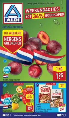 Aldi folder - Weekendfolder - Voorbeeld van een folder van Aldi, geldig van 21-08-2026