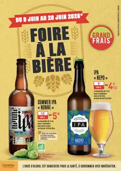 Grand Frais - Prévisualisation de Grand Frais La foire à la bière valide à partir de 08.06.2026