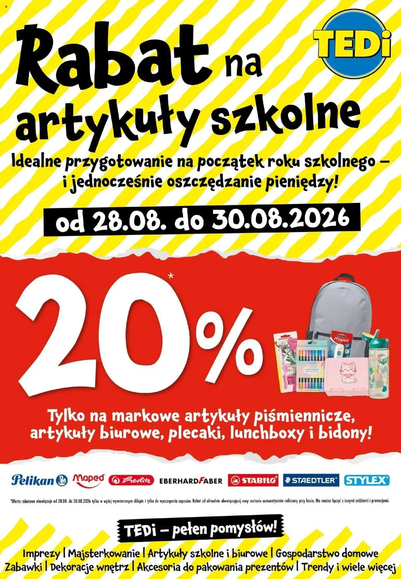 TEDi gazetka - Nowy Sącz od (28.08.2026 - 04.09.2026) | Strona: 8 | Produkty: Zabawki, Dekoracje, Artykuły szkolne