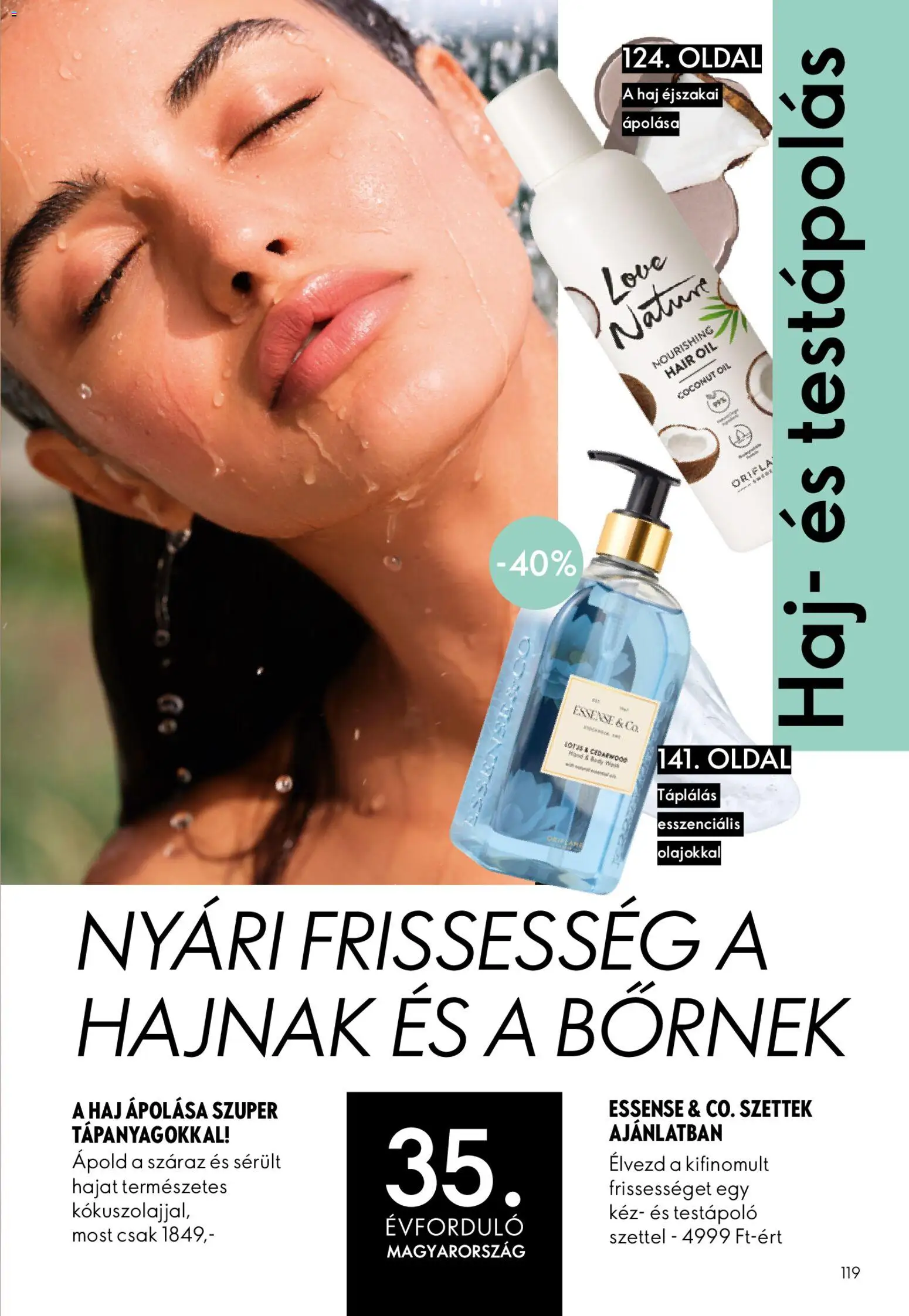 Oriflame akciós ujság - amely érvényes a következő dátumtól: 2026.07.08. | Oldal: 119 | Termékek: Testápoló