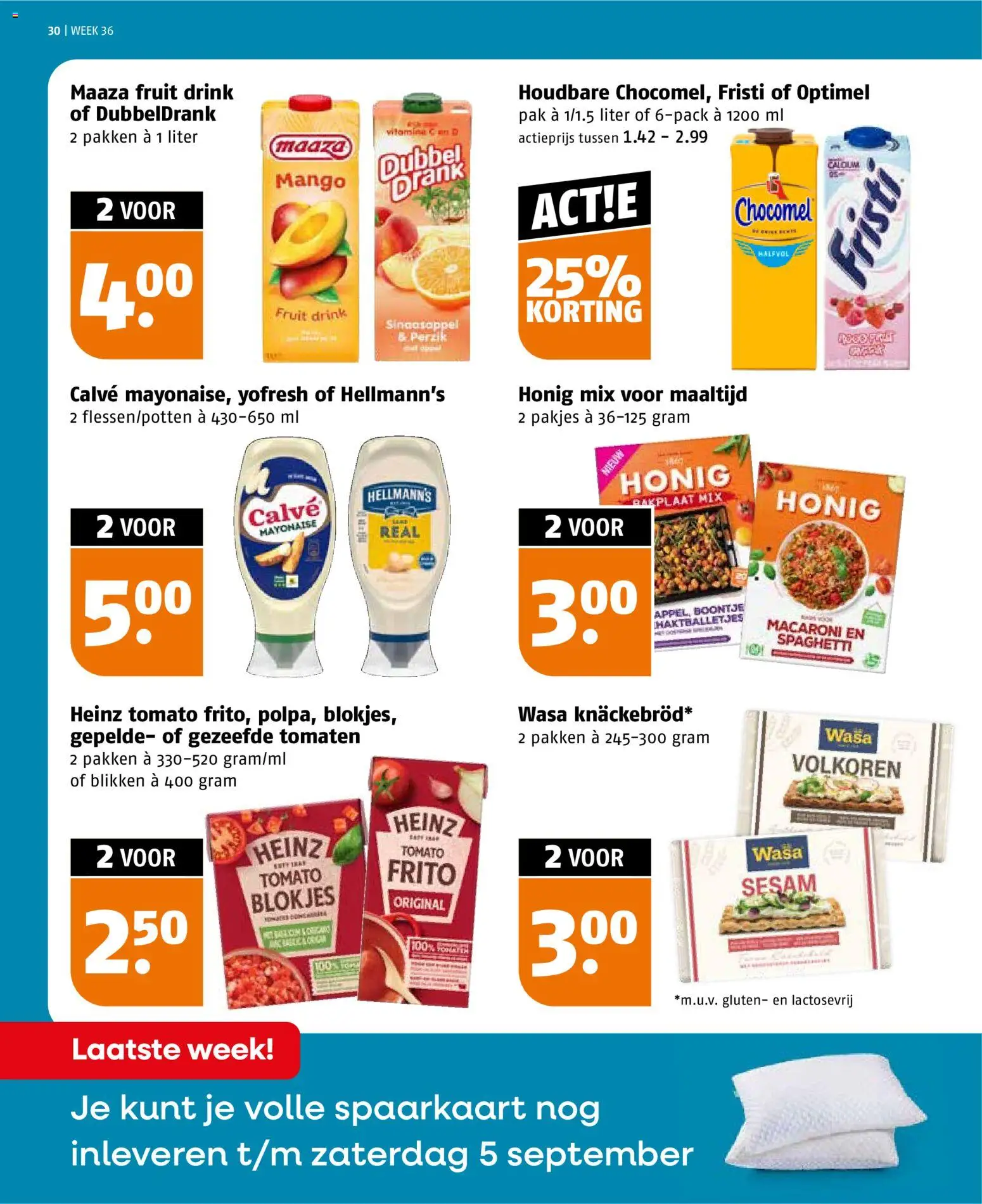 {H1} | Pagina: 30 | Producten: Spaghetti, Sesam, Fruit, Vitamine C
