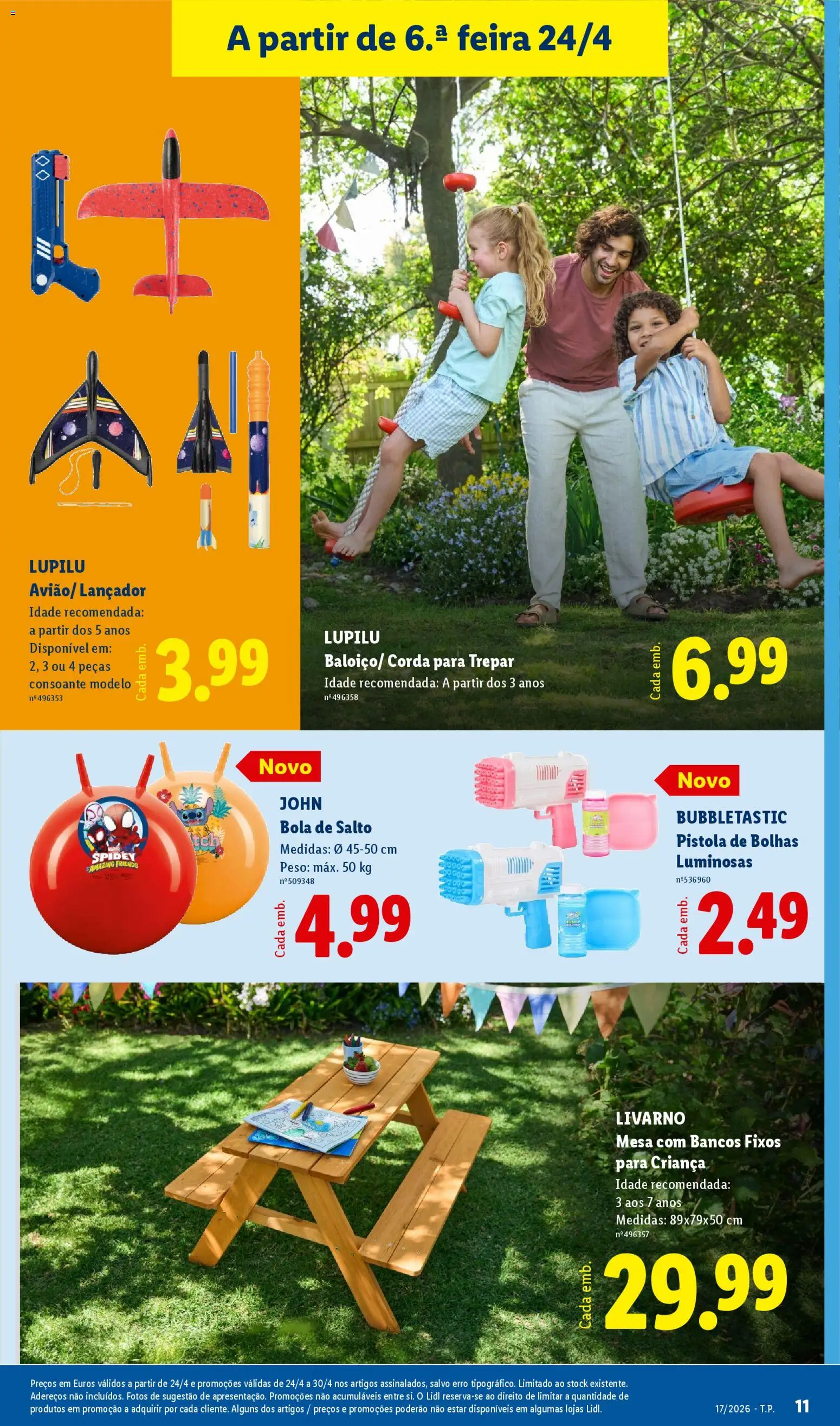 Lidl Novidades │ válido de 20.04.2026 | Página: 11 | Produtos: Corda, Mesa