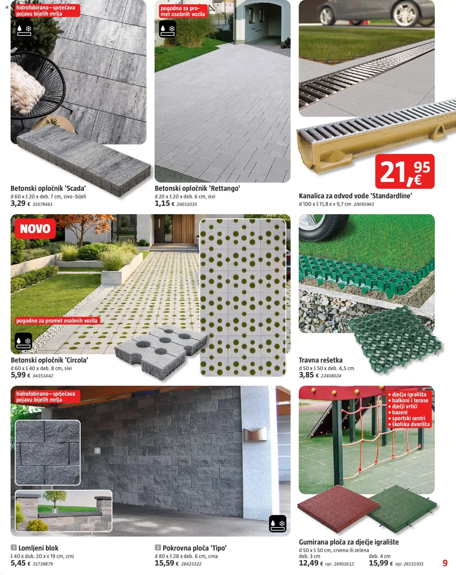 Bauhaus katalog | vrijedi od 01.07.2026 | Stranica: 9