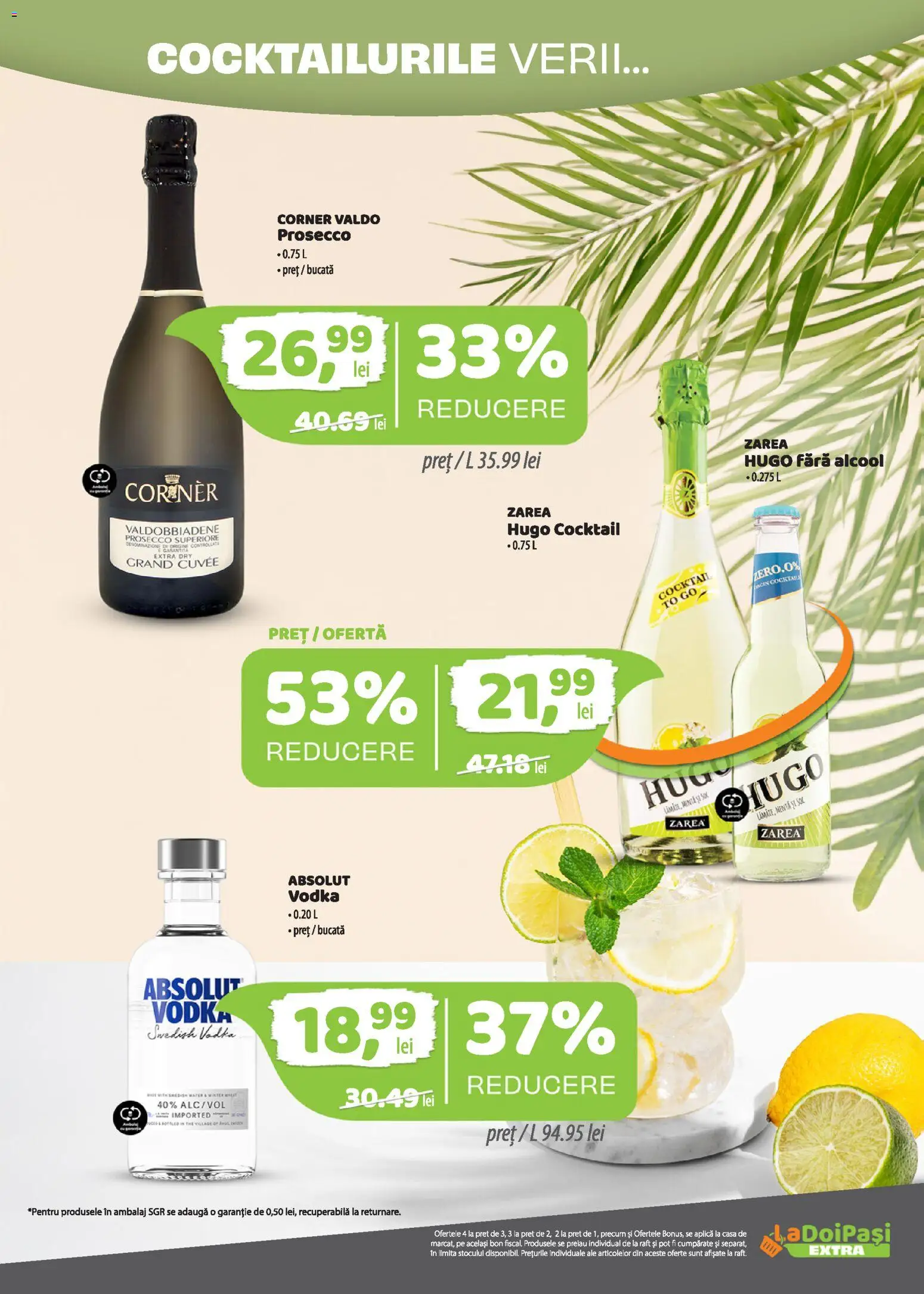 Noul catalog LaDoiPași – valabil de la 01.07.2026 | Pagină: 12 | Produse: Raft, Prosecco, Cocktail, Vodka