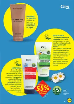 Pré-visualização Lidl Beleza Inteligente válido de 16.03.2026 | Página: 33 | Produtos: Perfumes, Creme para mãos, Óleo, Creme
