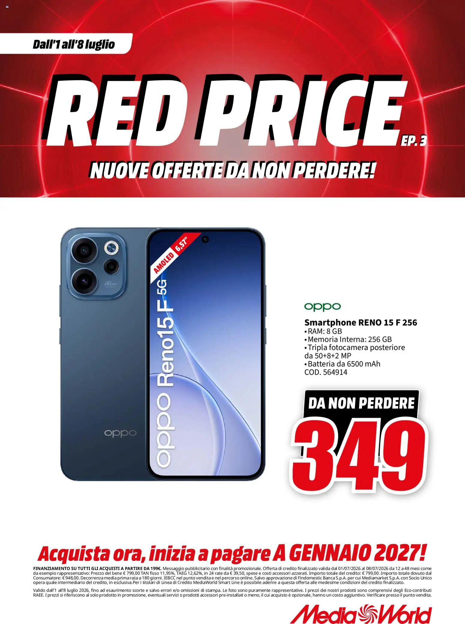 Volantino Media World del 01/07/2026 | Pagina: 25