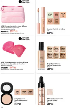 Náhled letáku Oriflame katalog č. 13/2026 od 09.09.2026 | Strana: 108 | Produkty: Houbička, Makeup, Pudr, Rozjasňovač