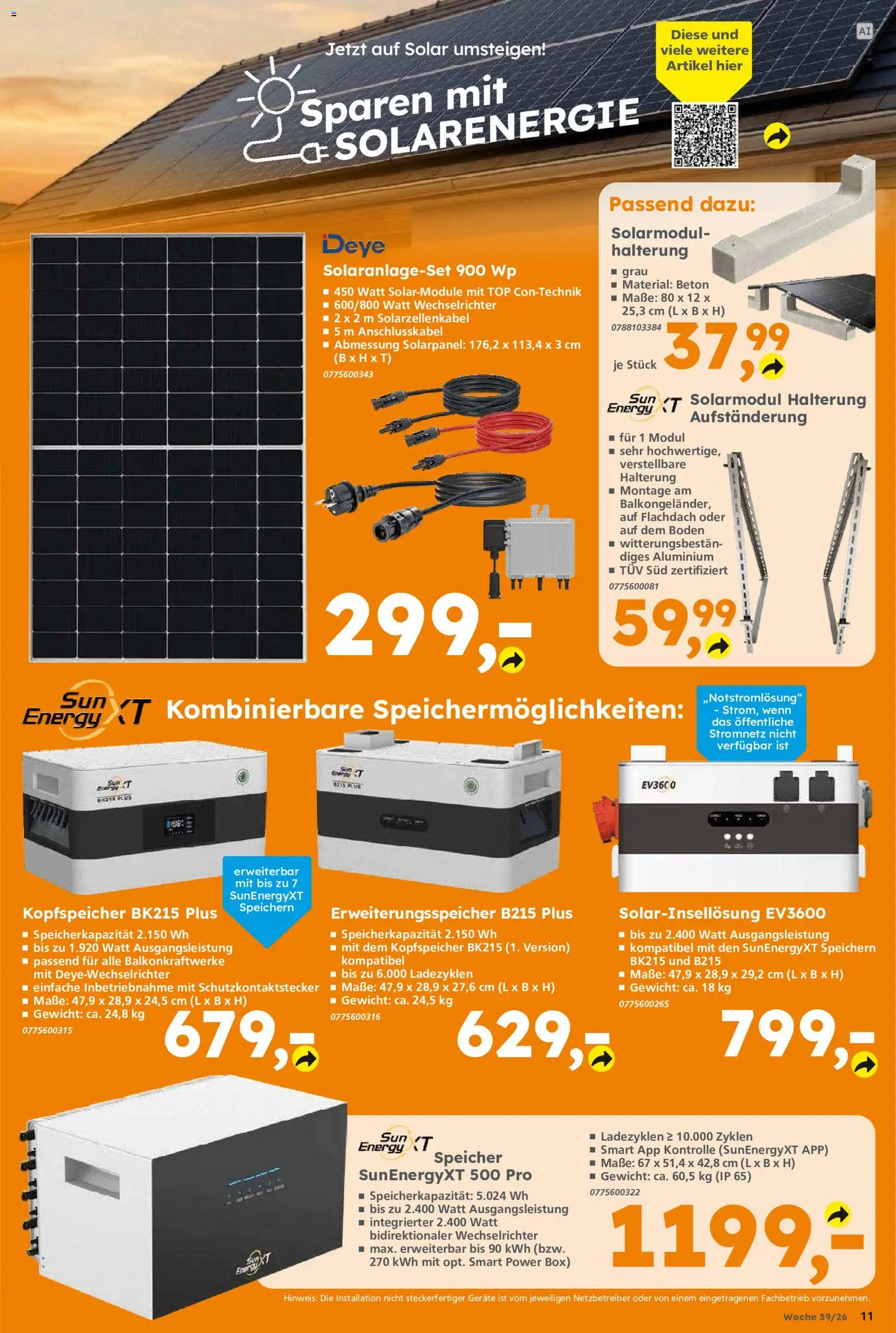 Globus Baumarkt Prospekt Dietzenbach – gültig ab 20.09.2026 | Seite: 11 | Produkte: Top, Gewicht, Energy, Box