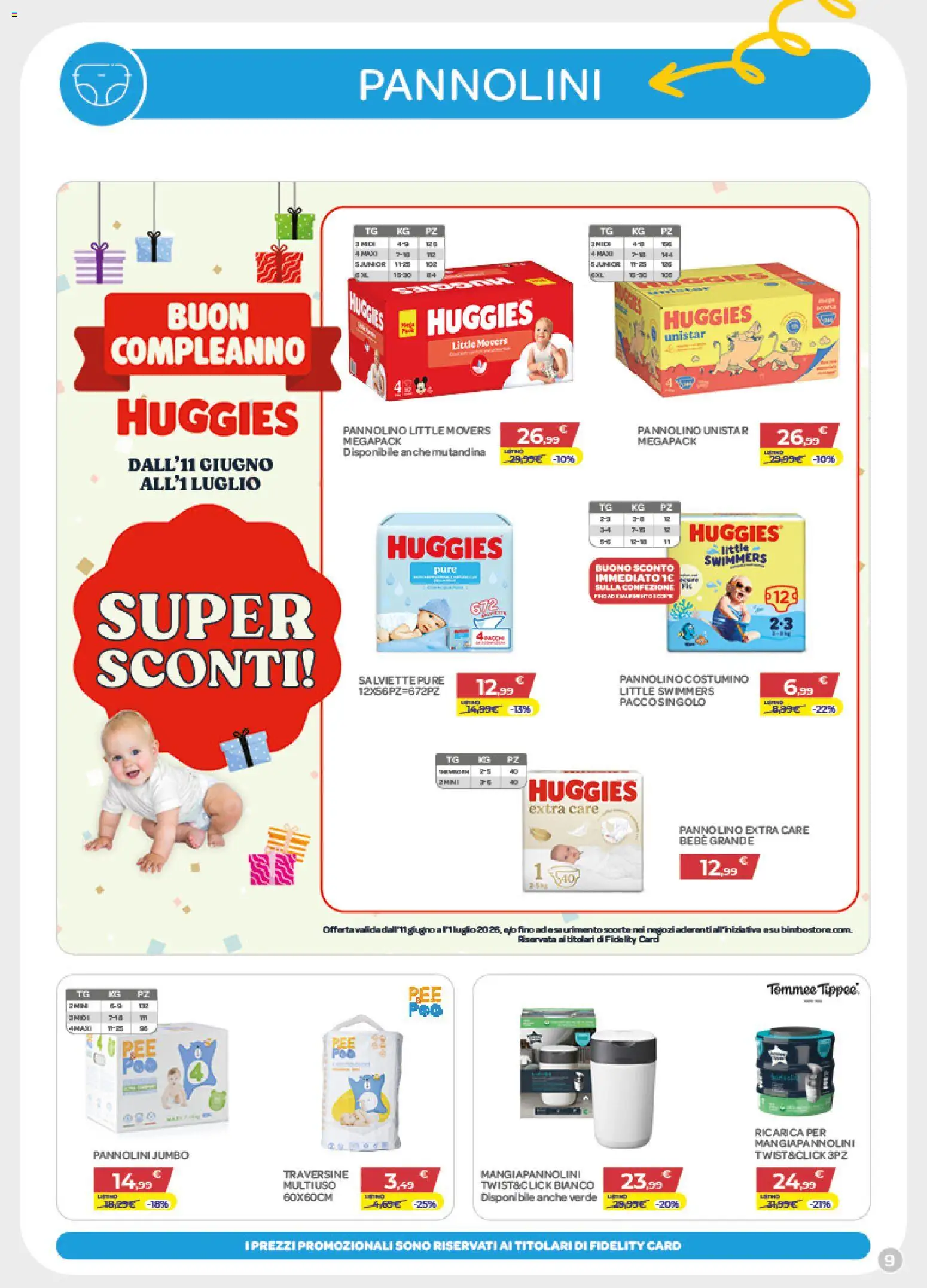 Volantino Bimbo store del 11.06.2026 | Pagina: 9