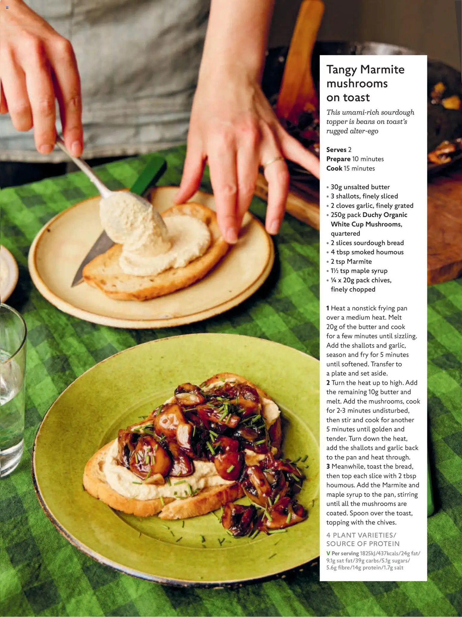 {H1} | Page: 49 | Products: Butter, Bread, Maple syrup, Protein