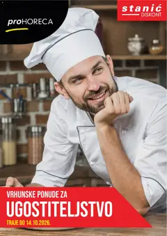 Stanić Discont proHoReCa - Pregled kataloga iz trgovine Stanić Diskont, vrijedi od 01.10.2026