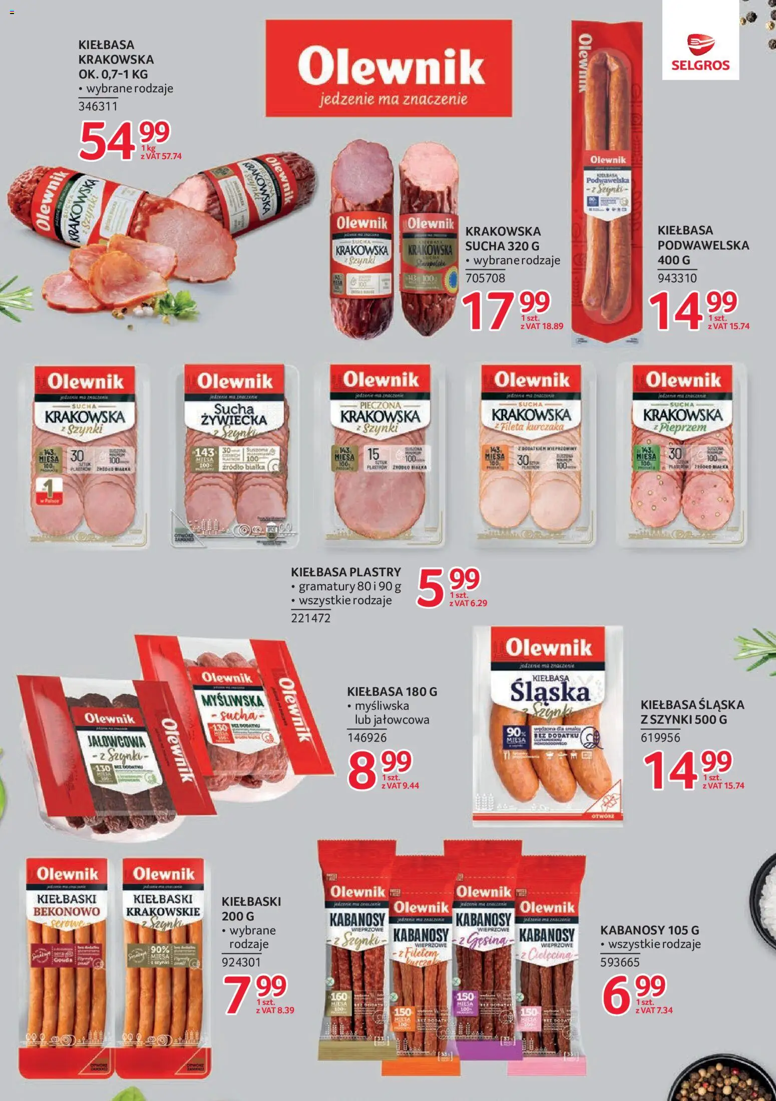 Selgros cash&carry gazetka - Markowe Produkty od 02.06.2026 | Strona: 5 | Produkty: Myśliwska, Kiełbaski, Szynka, Kiełbasa krakowska
