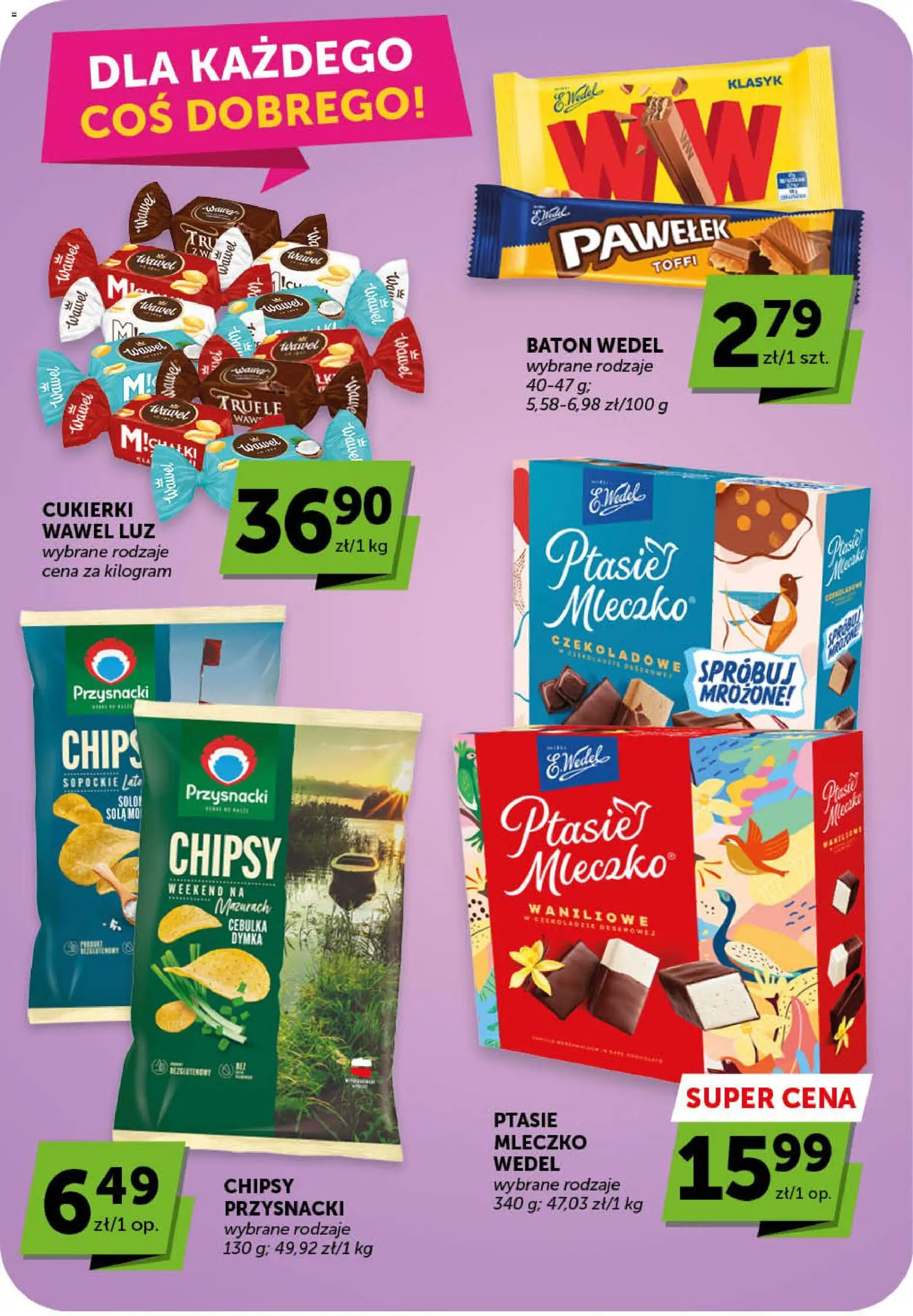 Euro Sklep gazetka - Market od 14.05.2026 | Strona: 17 | Produkty: Chipsy, Baton, Ptasie mleczko, Cukierki