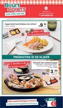 Buurtslagers Folder / Publicité - Voorbeeld van een folder van Buurtslagers, geldig van 16/09/2026