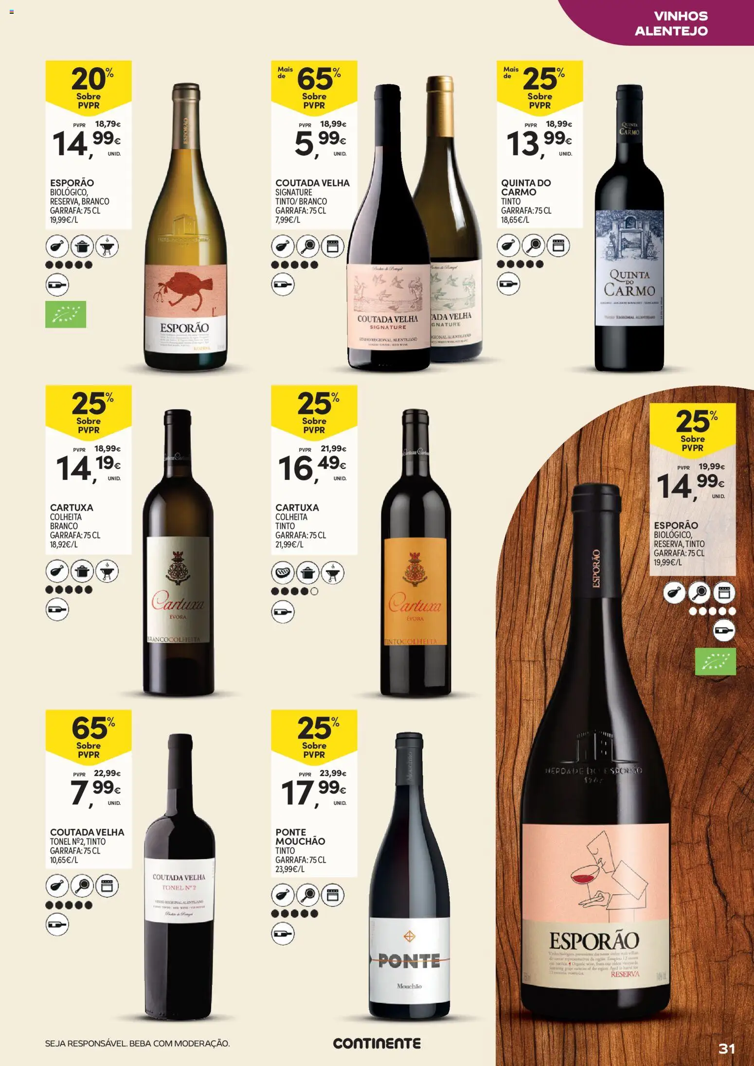 Continente Vinhos, Enchidos e Queijos │ válido de 22/09/2026 | Página: 31