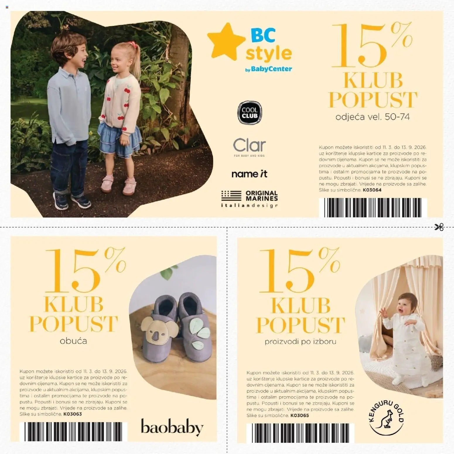 Baby Center katalog | vrijedi od 10.03.2026 | Stranica: 47 | Proizvodi: Odjeća