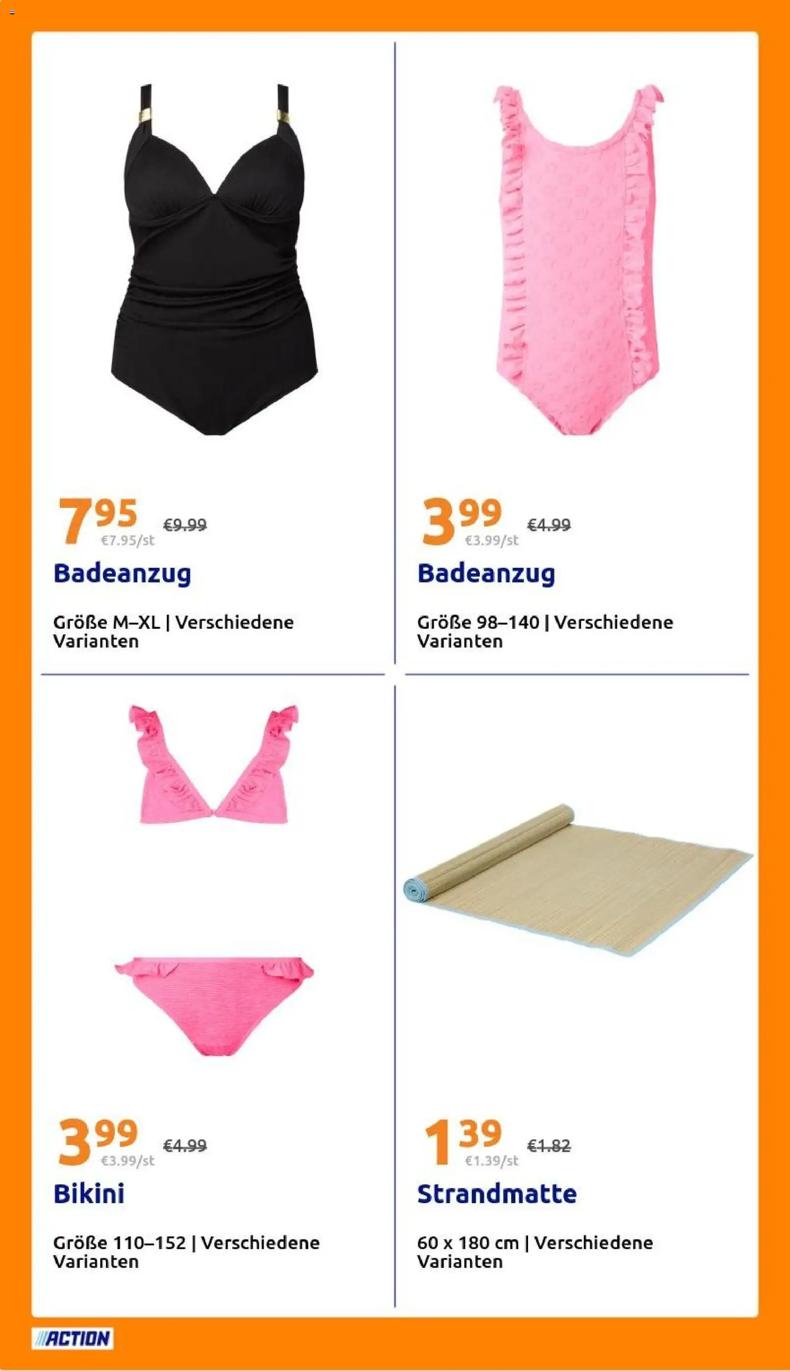 Action Flugblatt gültig ab 15.07.2026 | Seite: 20 | Produkte: Badeanzug