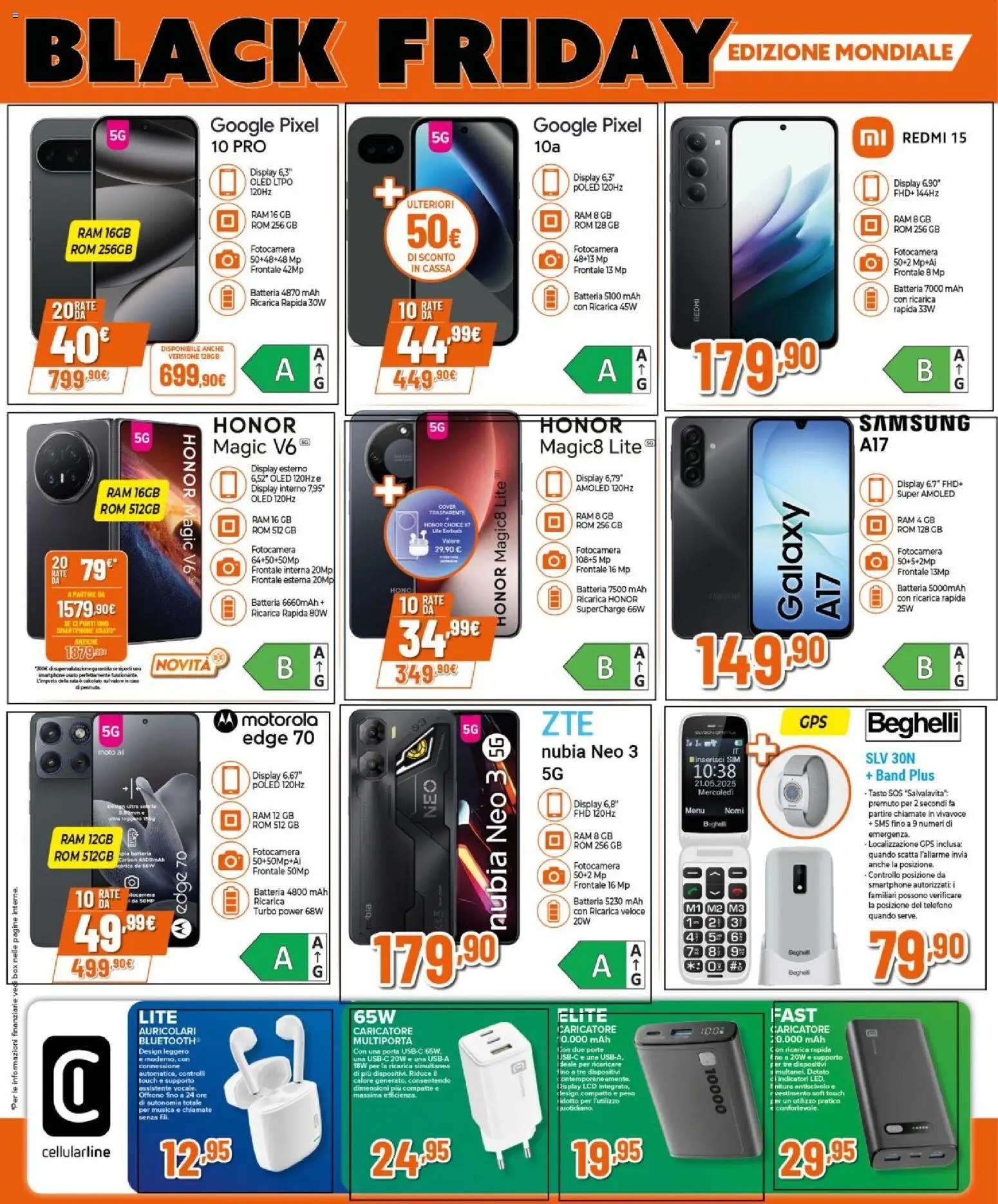 Volantino Expert del 02/07/2026 | Pagina: 8 | Prodotti: Telefono, Smartphone, Batteria, Samsung