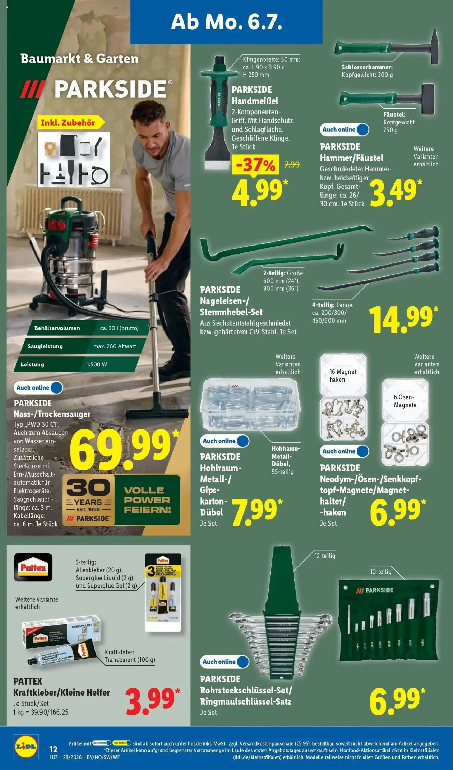 Lidl Prospekt Wahlstedt – gültig ab 06.07.2026 | Seite: 26 | Produkte: Steckdose, Wasser