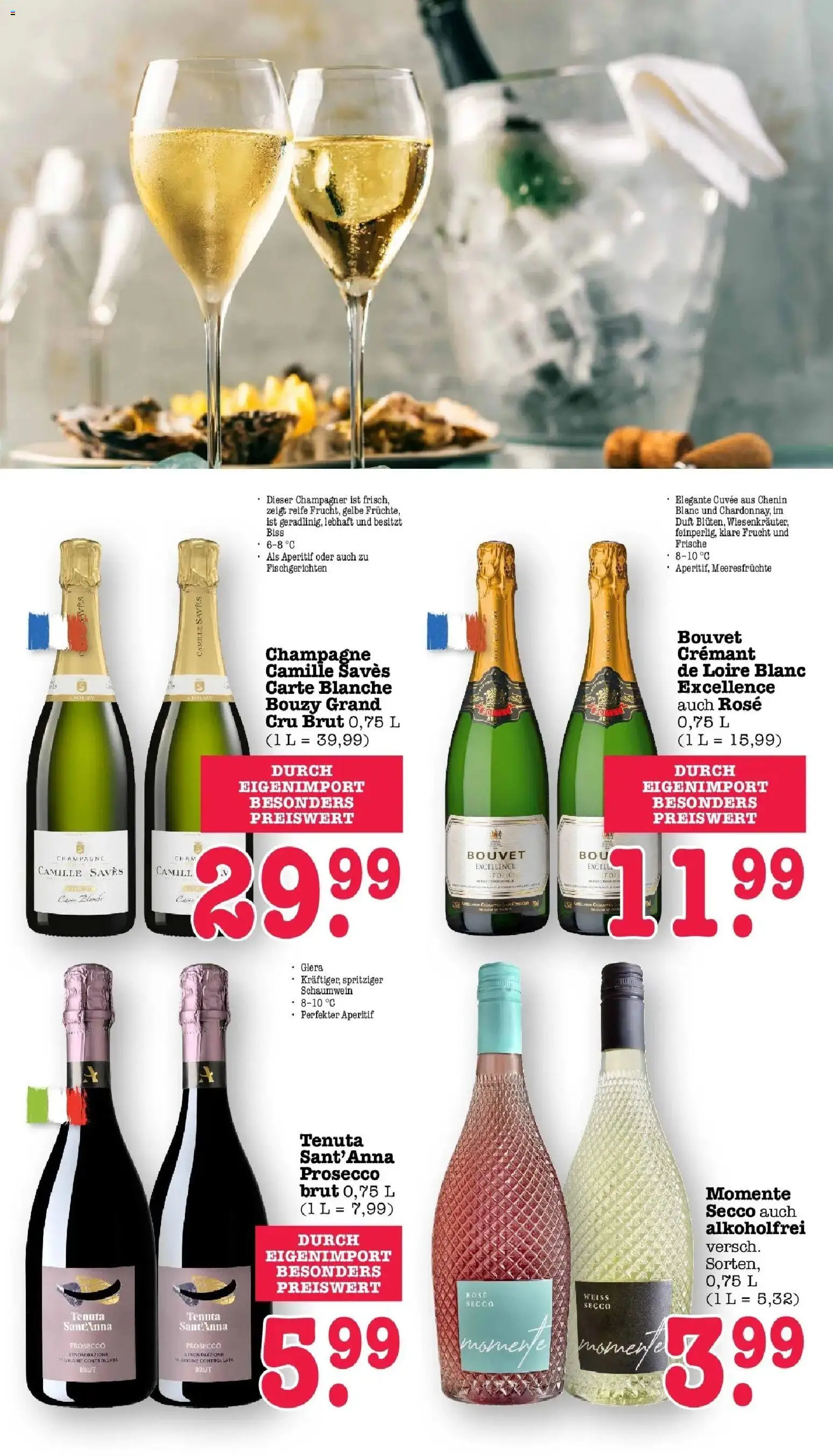 Edeka prospekt Wörth Am Rhein	 – gültig ab 04.05.2026 | Seite: 50 | Produkte: Duft, Prosecco, Meeresfrüchte