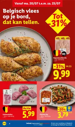 Lidl Folder week 30 - Voorbeeld van een folder van Lidl, geldig van 20/07/2026 | Pagina: 4 | Producten: Sós kalács, Rundvlees, Kip, Kan