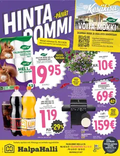 Halpa Halli-mainoslehti voimassa 13.05.2026 alkaen