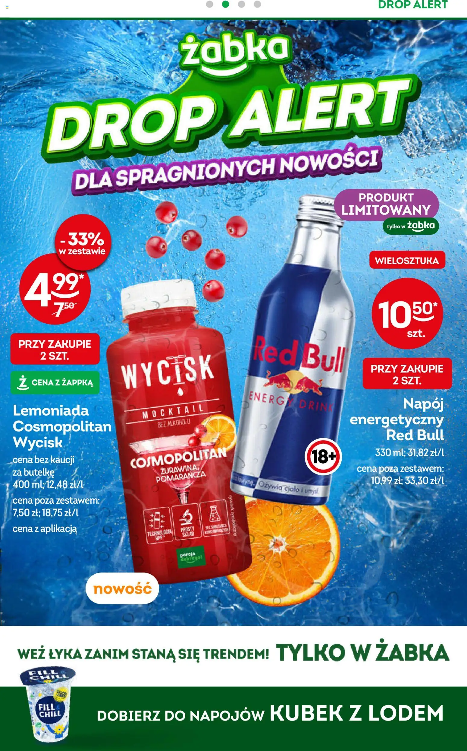 Żabka gazetka od 15.07.2026 | Strona: 9 | Produkty: Chili, Red bull, Lemoniada